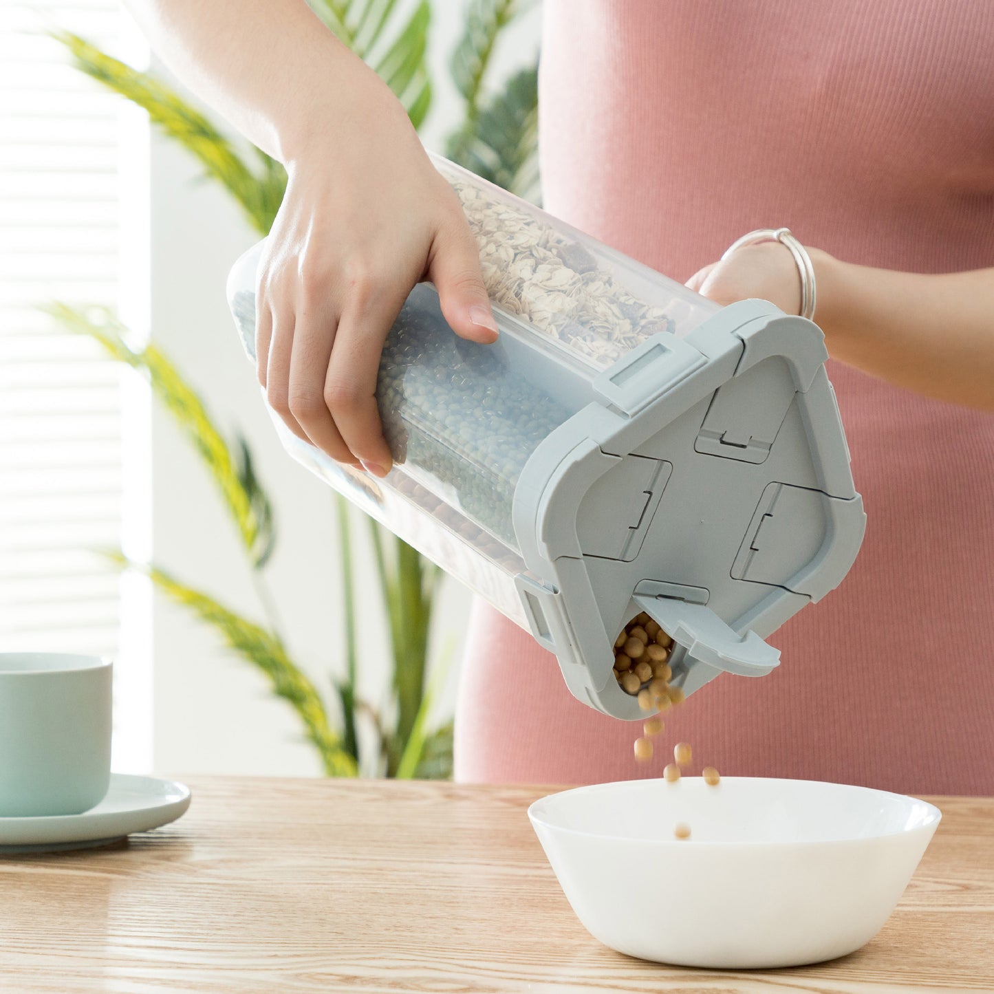 Whole Grain Food Storage Box – Sealed Kitchen Container for Dry Goods