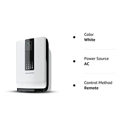 HATHASPACE Smart Air Purifiers for Home, Large Room - HSP001 - True HEPA Air Purifier, Cleaner & Filter for Allergies,