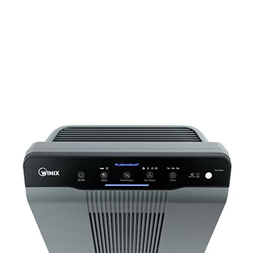 Winix 5300-2 Air Purifier with True HEPA, PlasmaWave and Odor Reducing Carbon Filter,Gray Medium