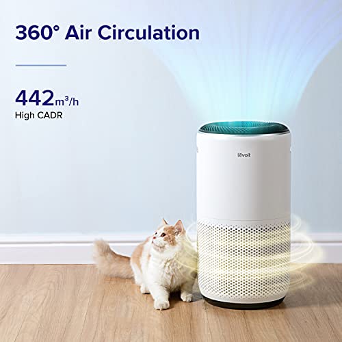 LEVOIT Air Purifiers for Home Large Room Up to 1980 Ft² in 1 Hr With Air Quality Monitor, Smart WiFi and Auto Mode,