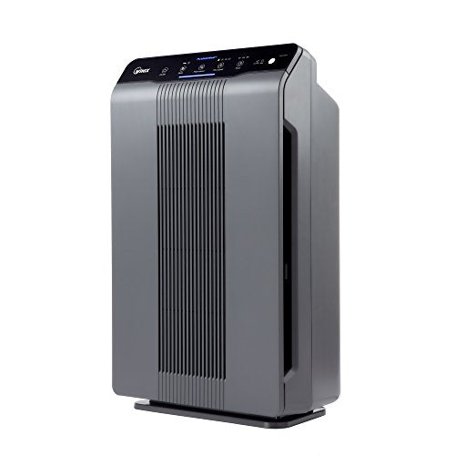 Winix 5300-2 Air Purifier with True HEPA, PlasmaWave and Odor Reducing Carbon Filter,Gray Medium