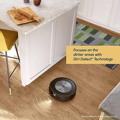 iRobot Roomba j7+ (7550) Self-Emptying Robot Vacuum – Avoids Common Obstacles Like Socks, Shoes, and Pet Waste,