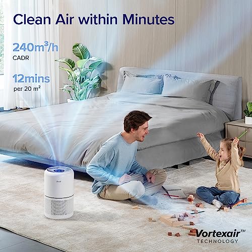 LEVOIT Air Purifiers for Home Bedroom, Smart WiFi, HEPA Sleep Mode for Home Large Room, Quiet Cleaner for Pet Hair