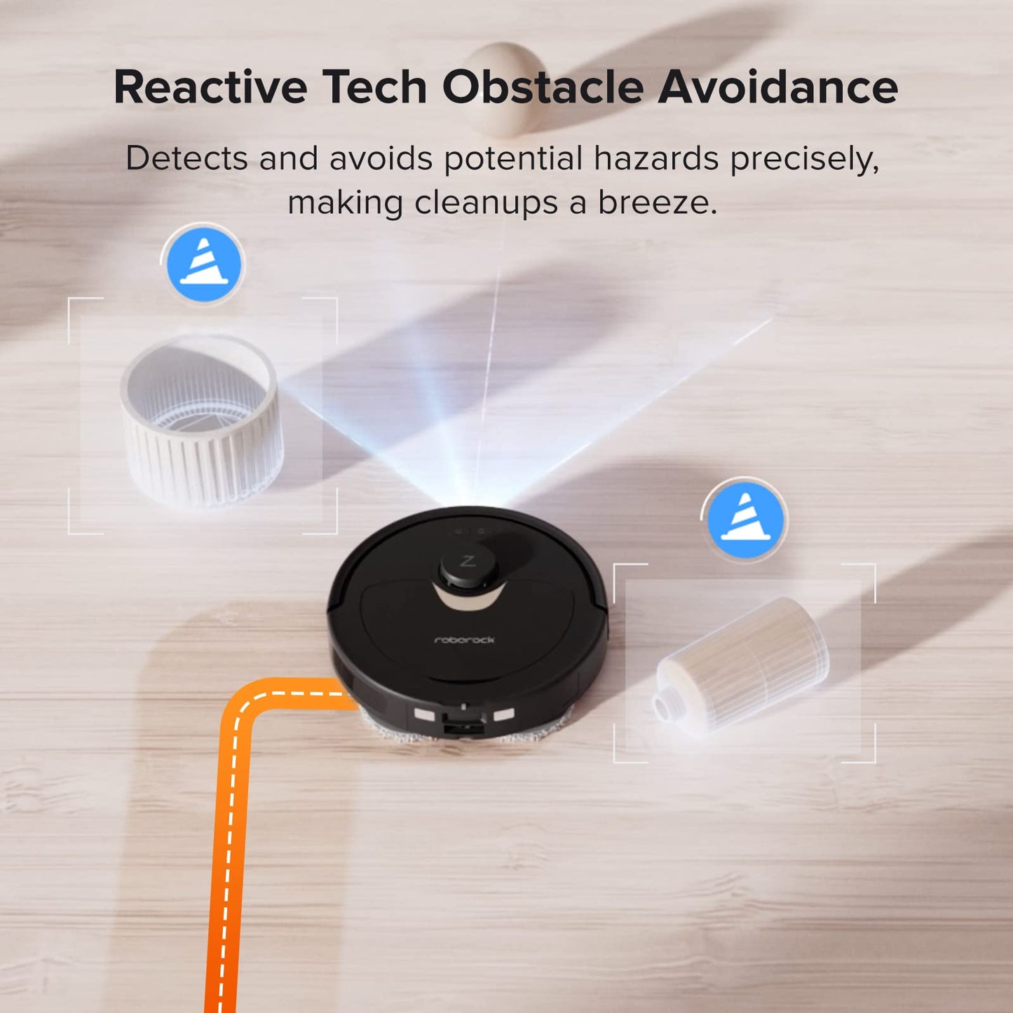 roborock Qrevo Robot Vacuum and Mop, Auto-Drying, Auto Mop Washing, Dual Spinning Mops, Auto Mop Lifting,