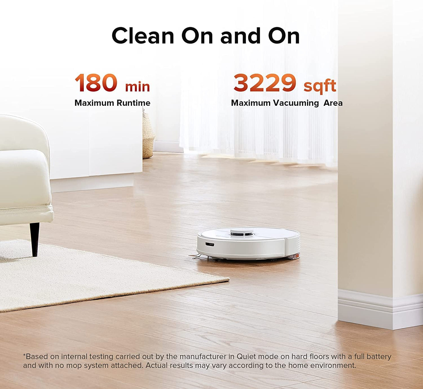 roborock Q7 Max Robot Vacuum and Mop Cleaner, 4200Pa Strong Suction, Lidar Navigation, Multi-Level Mapping,