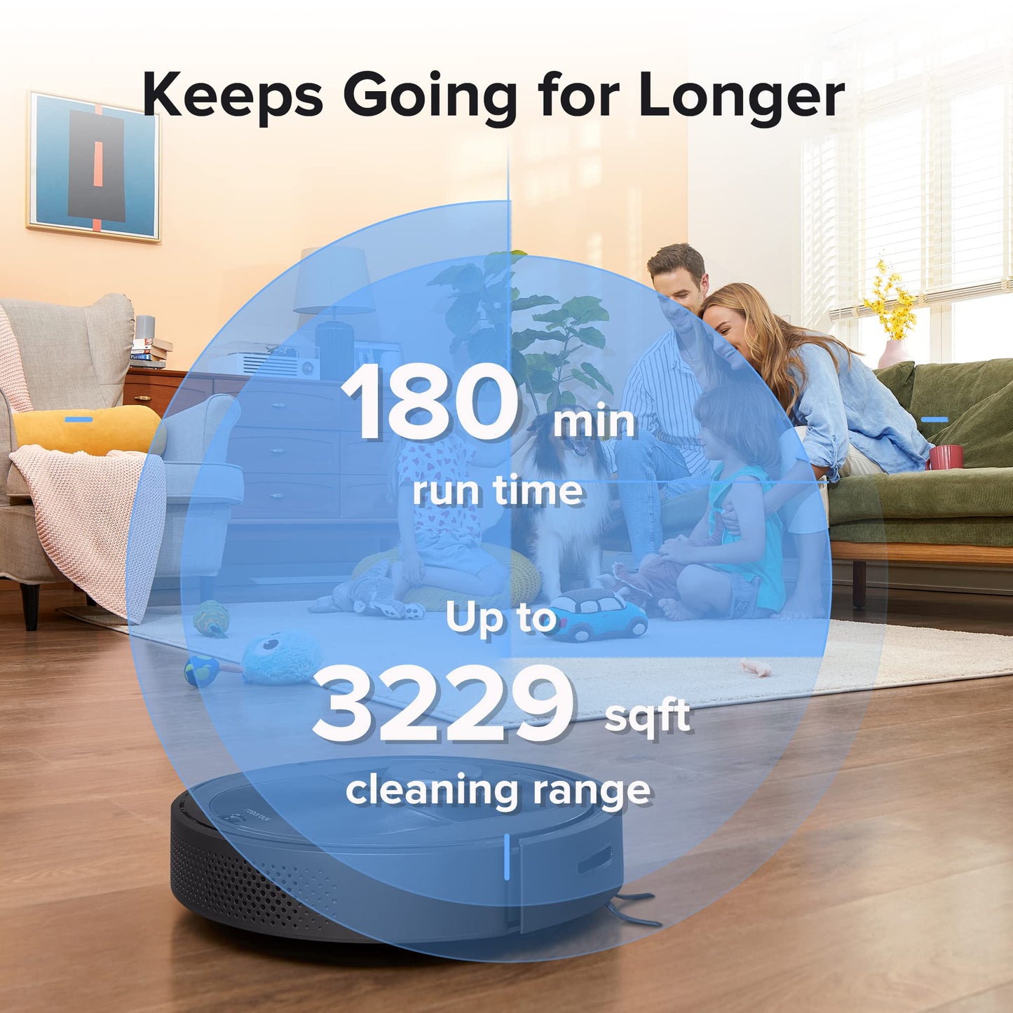 roborock Q5+ Robot Vacuum with Self-Empty Dock, Hands-Free Cleaning for up to 7 Weeks, 2700Pa Max Suction,